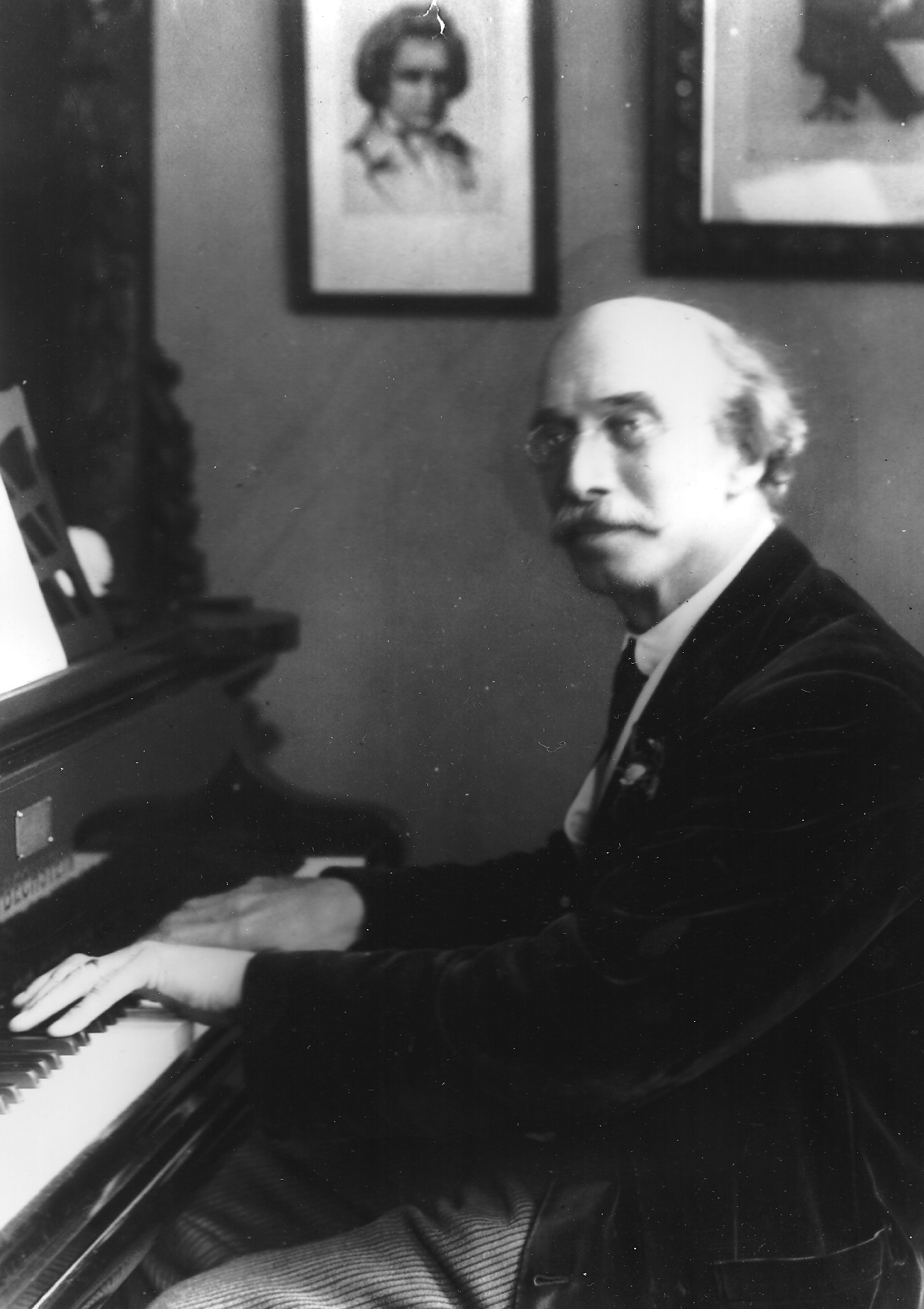 Matthay at the piano
